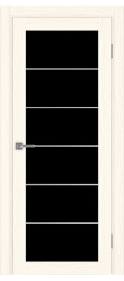 Межкомнатная дверь Турин_501АСС.2 молдинг алюм.хром.30  Ясень светлый