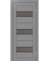 Турин_526АПС.122 молдинг алюм.чёрн. ЭКО-шпон Серый