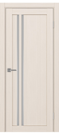 Межкомнатная дверь Турин_525АПС.121 молдинг алюм.хром.60  Ясень перламутровый