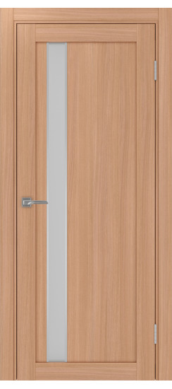 Межкомнатная дверь Турин_528AПС.121 молдинг алюм.хром.60  Ясень тёмный