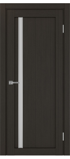 Межкомнатная дверь Турин_527АПС.121 молдинг алюм.хром.35  Венге FL