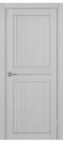 Межкомнатная дверь Турин_523АПП.111 молдинг алюм.хром.60  Дуб серый FL