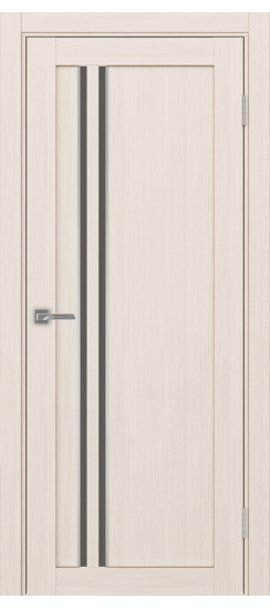 Межкомнатная дверь Турин_525АПС.121 молдинг алюм.хром.60  Ясень перламутровый