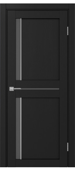 Межкомнатная дверь Турин_523АПС.221 молдинг алюм.хром.60  Антрацит