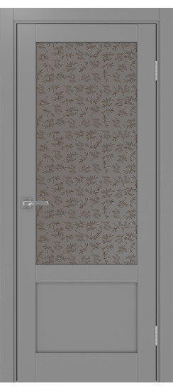 Межкомнатная дверь Турин_540ПФ.21.35  Серый