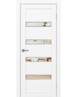 Турин_505AПC.12 молдинг алюм.хром ЭКО-шпон Белый снежный