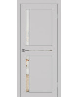 Турин_523АПП.221 молдинг алюм.хром ЭКО-шпон Пепельный