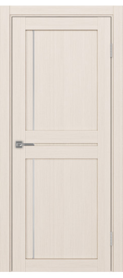 Межкомнатная дверь Турин_523АПП.111 молдинг алюм.хром.60  Ясень перламутровый