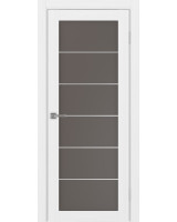 Турин_501АСС.2 молдинг алюм.хром ЭКО-шпон Белый лёд