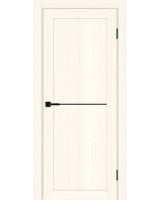 Турин_502АПП.11 молдинг алюм.чёрн. ЭКО-шпон Ясень светлый