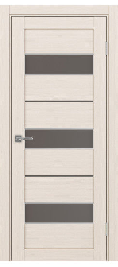 Межкомнатная дверь Турин_526АПС.122 молдинг алюм.хром.40  Ясень перламутровый