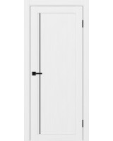 Турин_565АПП.11 молдинг алюм.чёрн. ЭКО-шпон Белый лёд