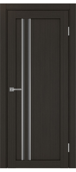 Межкомнатная дверь Турин_525АПС.121 молдинг алюм.хром.60  Венге FL