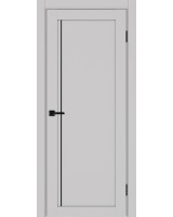 Турин_565АПП.11 молдинг алюм.чёрн. ЭКО-шпон Пепельный