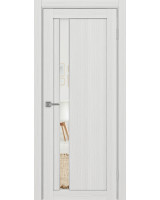 Турин_528AПП.121 молдинг алюм.хром ЭКО-шпон Ясень серебристый