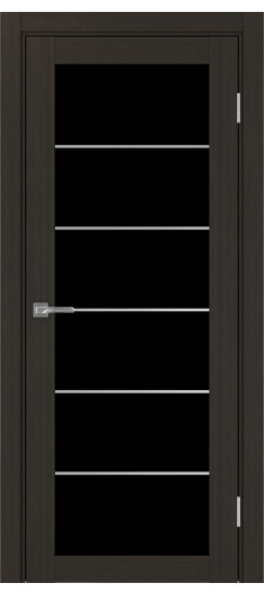 Межкомнатная дверь Турин_501АСС.2 молдинг алюм.хром.30  Венге FL