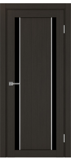 Межкомнатная дверь Турин_522AПП.212 молдинг алюм.хром.60  Венге FL