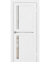 Турин_523АПП.221 молдинг алюм.чёрн. ЭКО-шпон Белый лёд