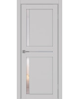 Турин_523АПС.221 молдинг алюм.хром ЭКО-шпон Пепельный