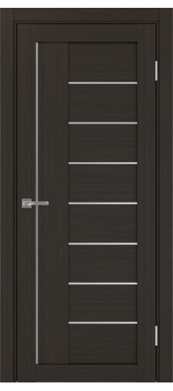 Межкомнатная дверь Турин_524AПП.11 молдинг алюм.хром.60  Венге FL