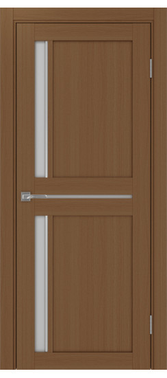 Межкомнатная дверь Турин_523АПС.221 молдинг алюм.хром.60  Орех NL