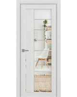 Турин_524АСС.22 молдинг алюм.хром ЭКО-шпон Ясень серебристый