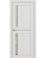 Турин_523АПП.221 молдинг алюм.чёрн. ЭКО-шпон Ясень серебристый