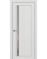 Турин_527АПС.121 молдинг алюм.чёрн. ЭКО-шпон Ясень серебристый