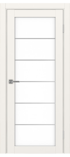 Межкомнатная дверь Турин_501АСС.2 молдинг алюм.хром.30  Бежевый