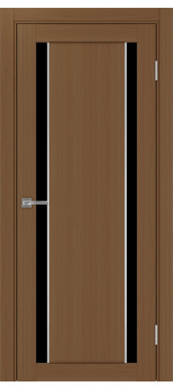 Межкомнатная дверь Турин_522AПП.212 молдинг алюм.хром.60  Орех NL