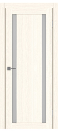 Межкомнатная дверь Турин_522АПС.212 молдинг алюм.хром.60  Ясень светлый