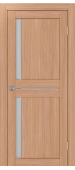 Межкомнатная дверь Турин_523АПС.221 молдинг алюм.хром.60  Ясень тёмный