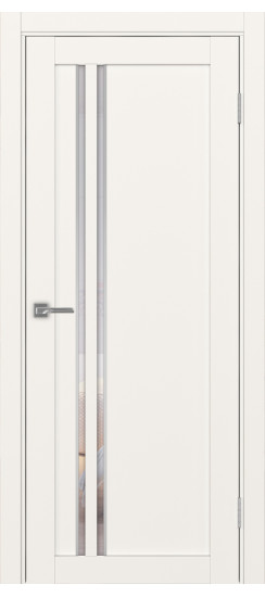 Межкомнатная дверь Турин_525АПС.121 молдинг алюм.хром.60  Бежевый