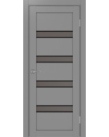 Турин_505AПC.12 молдинг алюм.чёрн. ЭКО-шпон Серый