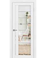 Турин_524АСС.22 молдинг алюм.хром ЭКО-шпон Белый лёд