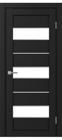 Межкомнатная дверь Турин_526АПП.122 молдинг алюм.хром.40  Антрацит