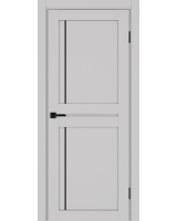 Турин_523АПП.111 молдинг алюм.чёрн. ЭКО-шпон Пепельный