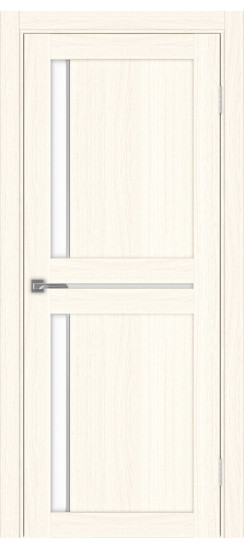 Межкомнатная дверь Турин_523АПП.221 молдинг алюм.хром.60  Ясень светлый