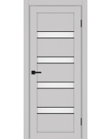 Турин_505AПC.12 молдинг алюм.чёрн. ЭКО-шпон Пепельный