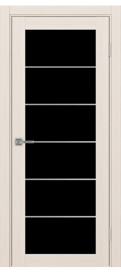 Межкомнатная дверь Турин_501АСС.2 молдинг алюм.хром.30  Ясень перламутровый