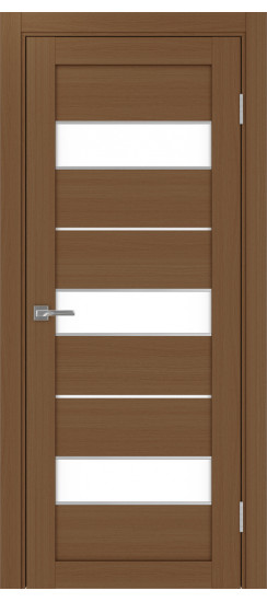 Межкомнатная дверь Турин_526АПП.122 молдинг алюм.хром.40  Орех NL