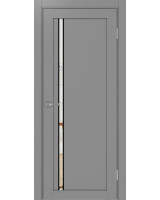 Турин_527АПС.121 молдинг алюм.чёрн. ЭКО-шпон Серый