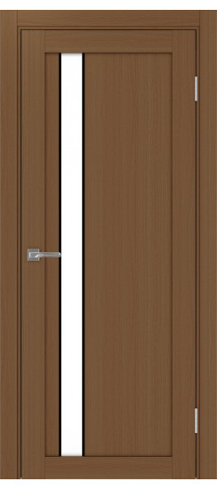 Межкомнатная дверь Турин_528AПП.121 молдинг алюм.чёрн.60  Орех NL