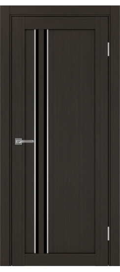 Межкомнатная дверь Турин_525АПС.121 молдинг алюм.хром.60  Венге FL