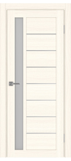 Межкомнатная дверь Турин_554АПП.21 молдинг алюм.хром.60  Ясень светлый