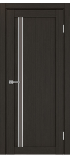 Межкомнатная дверь Турин_527АПС.121 молдинг алюм.хром.35  Венге FL