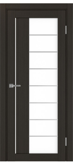 Межкомнатная дверь Турин_524АСС.22 молдинг алюм.хром.60  Венге FL