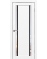 Турин_522АПС.212 молдинг алюм.чёрн. ЭКО-шпон Белый снежный