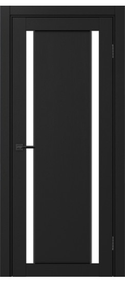 Межкомнатная дверь Турин_522AПП.212 молдинг алюм.чёрн.60  Антрацит