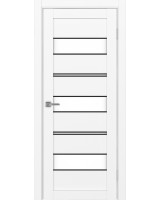 Турин_526АППmax.122 молдинг алюм.чёрн. ЭКО-шпон Белый снежный